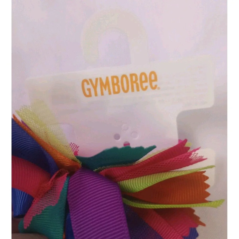 NEW Gymboree Hair Accessories Lot Leopard Heart Snaps Rainbow Ribbon Tie